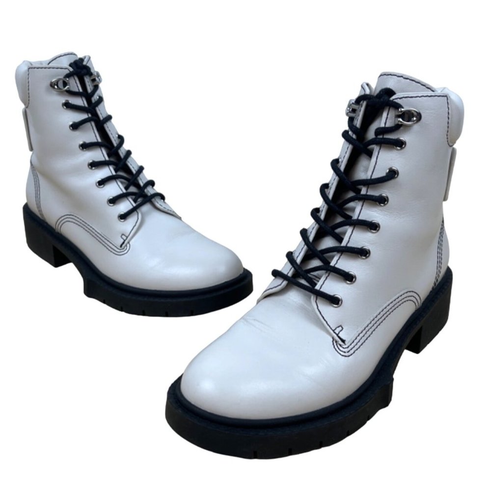 Coach Women's Ankle Leather Boots Sz 6.5 Original Box